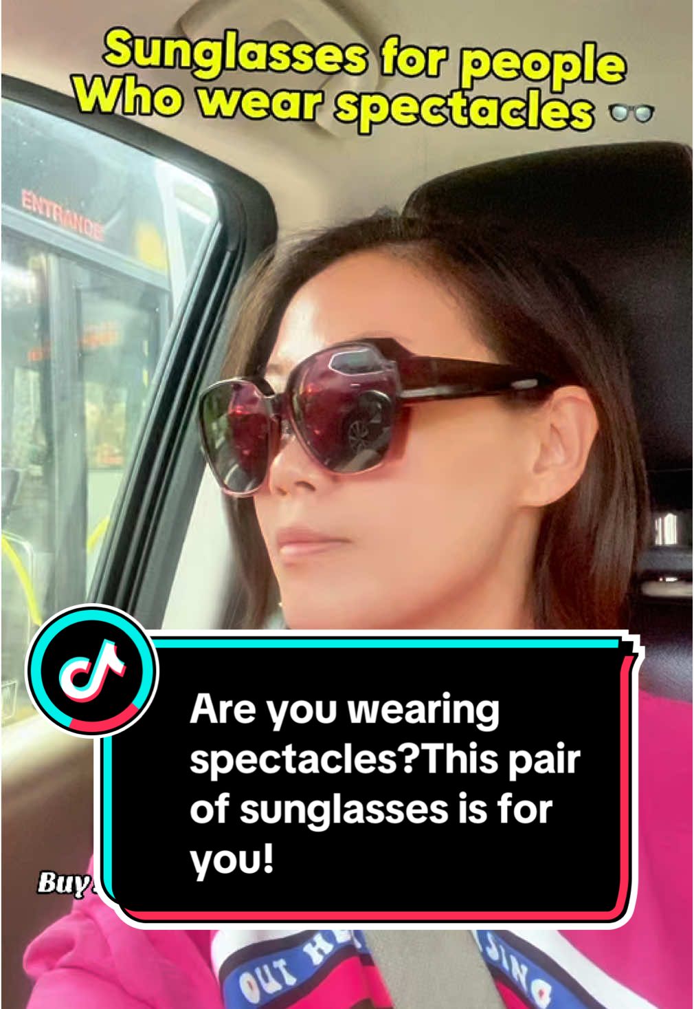 Are you wearing spectacles?This pair of sunglasses is for you!#spectacles #sunglasses #sunglasseschallenge #cny2025 #golivetowin #createtowin #sunny #drivingsunglasses #outdoorsunglasses 