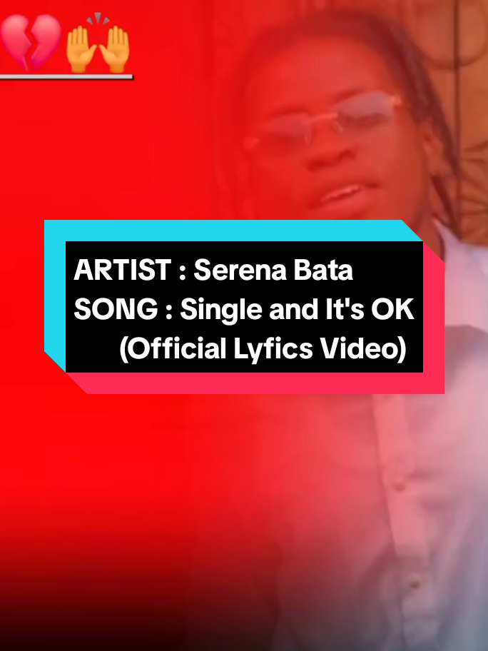 ARTIST : Serena Bata SONG : Single and It's OK (Official Lyfics Video) Kankite mumwoyo murungyi🥲 #foryoupage #govirall #forypupage #TikTokTrends #ismalyrics #anilyrics #foryoupage❤️❤️ #loveconers #flypシ #fyp #oldisgold #goodlyfmusic #govirall 