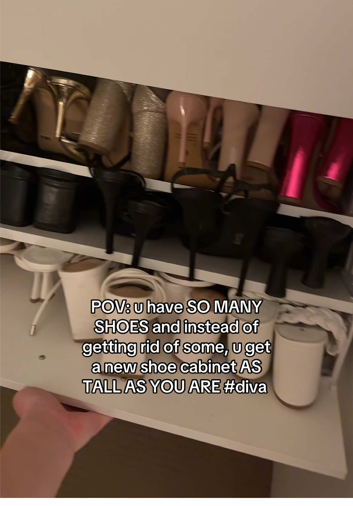 i have so many heels and so little places to wear them (someone go out w me so i can wear them somewhere i can sit down all night x) #relatable #fashion #style #shoes #heels #diva #beauty 