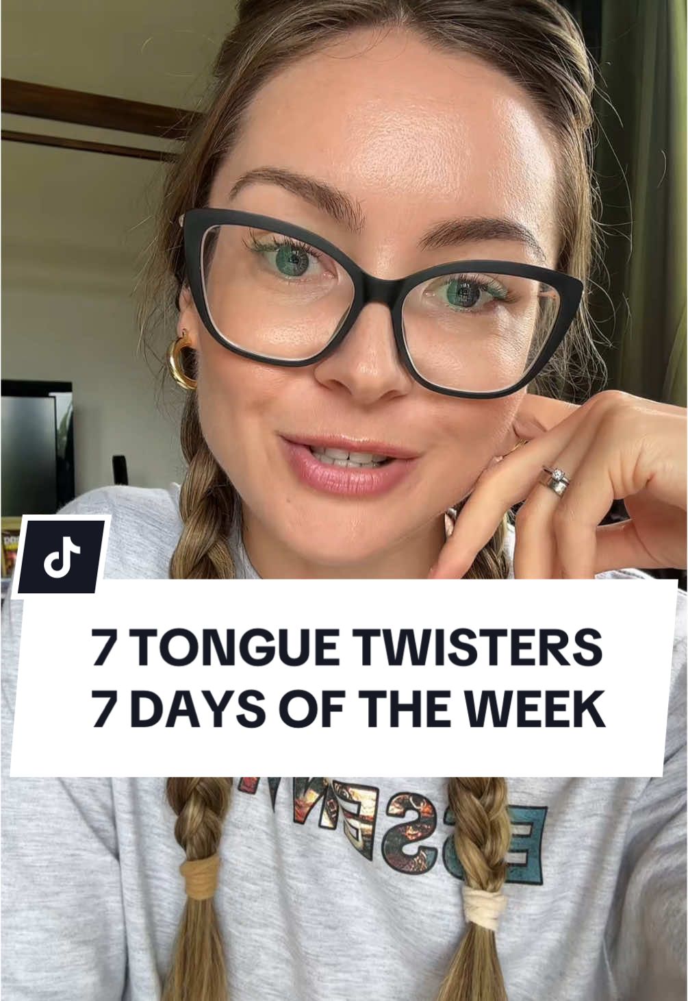 One tongue twister a day keeps the accent away 😂  Practice English pronunciation by saying these tongue twisters quickly! 🗣️ #Englishteacher #english #learnenglish #englishspeaking #englishlesson #pronunciation #accent #esl #efl #englishasasecondlanguage #tonguetwister 