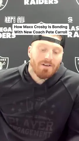 Maxx Crosby digs into Pete Carroll's winning mentality. Hear more from Maxx on @theletsgopod at the link in the comments! #siriusxmsports #maxxcrosby #petecarroll #raiders #football