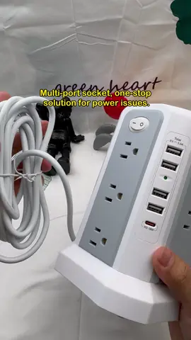 The little things that make life easier! #extensioncord #powerbank #electricconnection #usbcharger #phonecharger #deskpowerstrip #powertower #tiktokshopcreatorpicks #starcreatorcompetition #toptierdecember #ttsstarcreator 