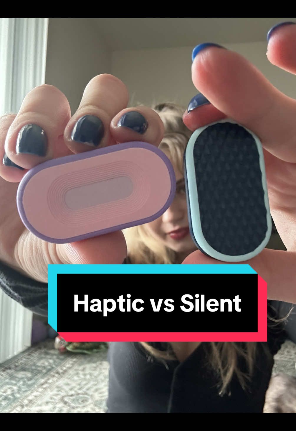 Replying to @Ashley Tysor Thanks for your question Ashley! Here’s what the Haptic and Silent sound like :) #mozziemakes #adhd #stim #fidgettoys #fidget #fyp #tiktokshop #3dprinting 