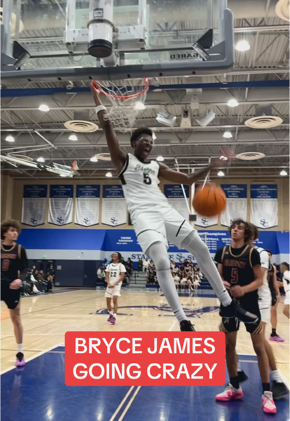 And he had a career high… Bryce been HOOPING HOOPING 😤 @BJ #brycejames #lebron #shoutoutot 