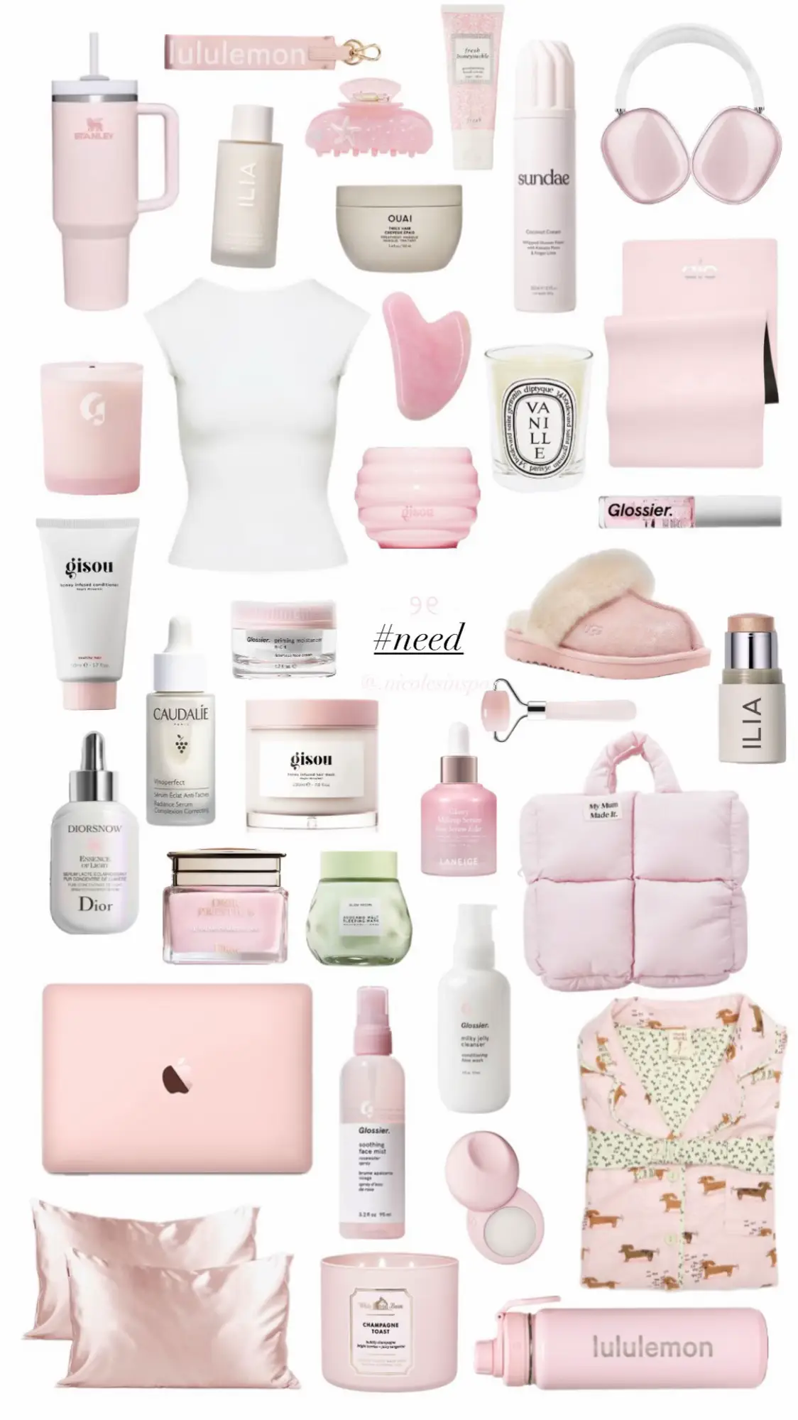 my ever lasting wishlist ୨୧ tags — #inspo #foryou #thatgirl #vogue #aesthetic #moodboard #wishlist #pink #chic #itgirl