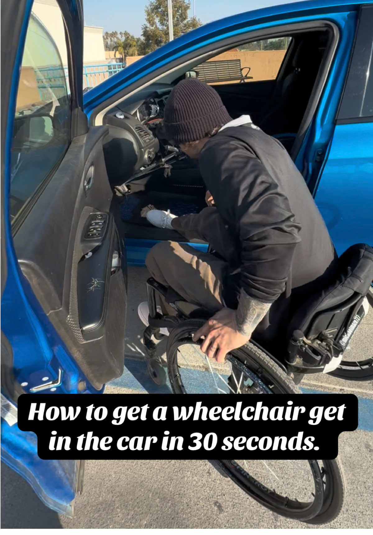 #fyp #wheelchair #handicapdriver #handcontrols #transfer #ubercar #uber #trucking #driver #tiktok #views #handicap #parking #dodge #work #how #i 