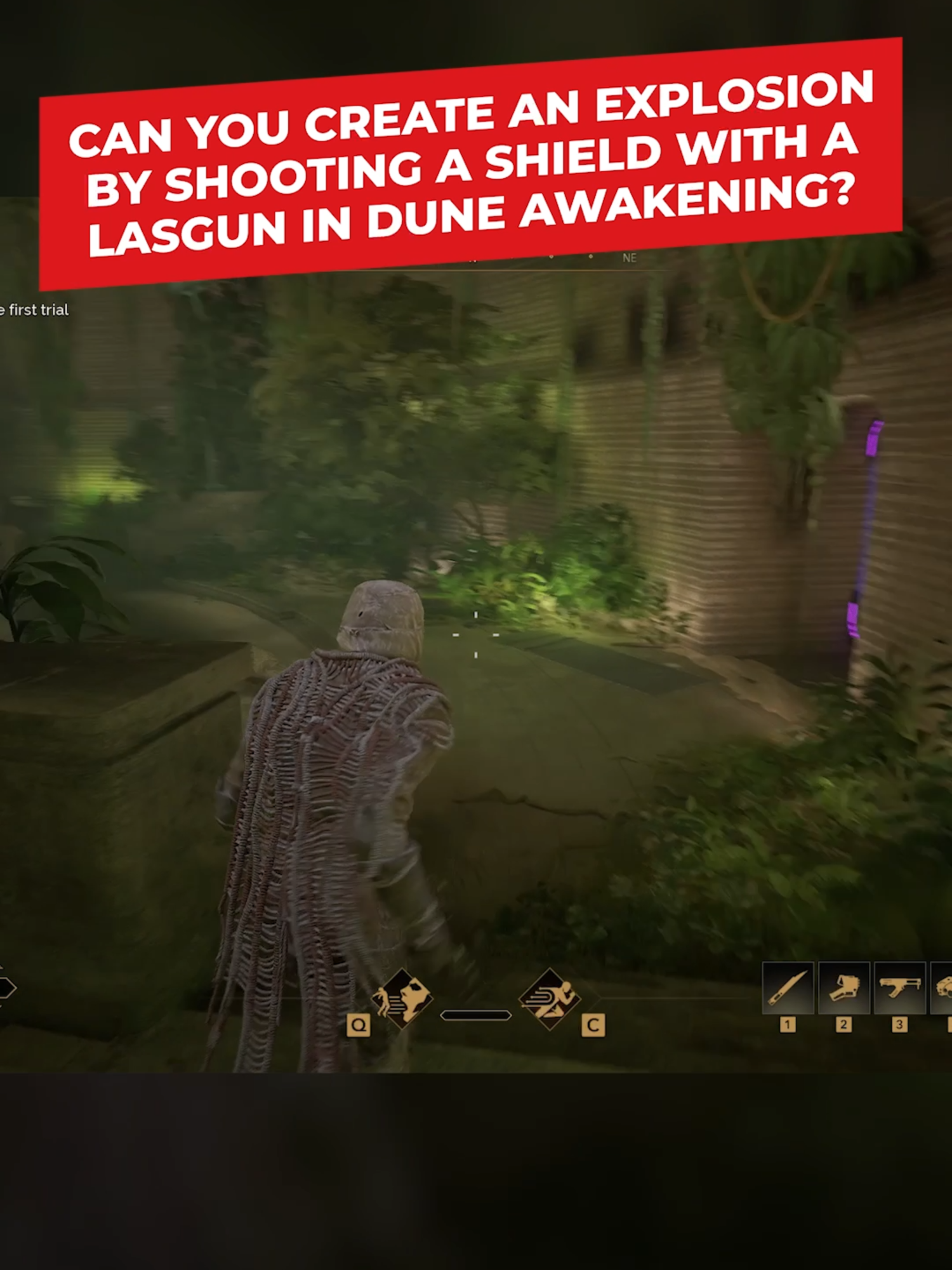 Can you create an explosion by shooting a shield with a lasgun in dune Awakening?#duneawakening #duneawakening #dune #lasgun #dunelasgun #duneworm #newgame #pcgaming #pcgamer #GamingOnTikTok