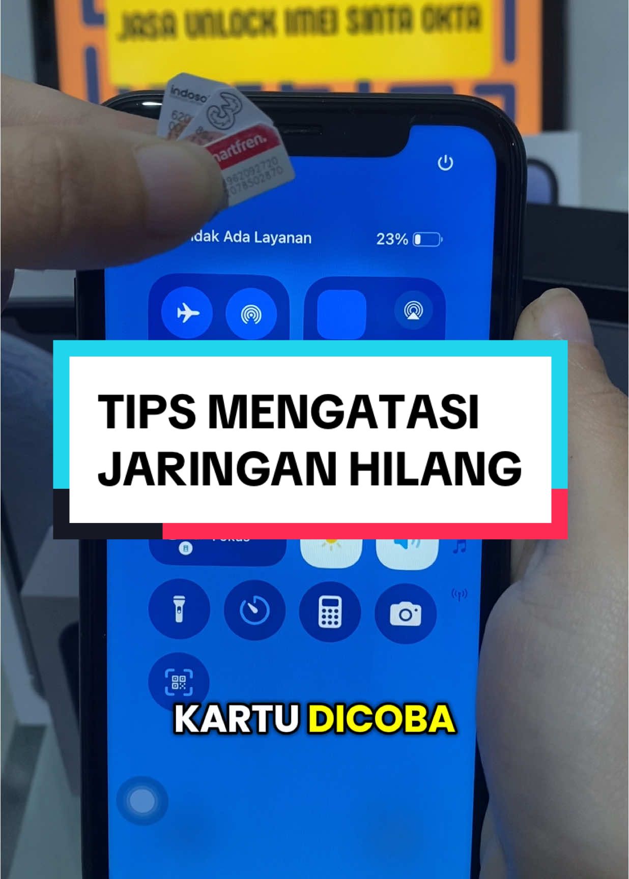 Tips buat iphone kamu yang tidak ada layanan #fyp #unlockimei #imeikeblockir #imeiiphonekeblokir #caraunlockimei #caraunlockimeisendiri 