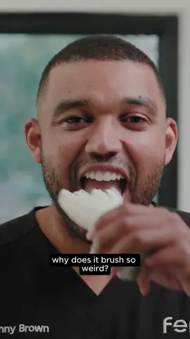 Weird? Yes. But weird gets you a complete clean in 20 seconds. #Feno #businessowner #oralsurgeon #fenosmartbrush
