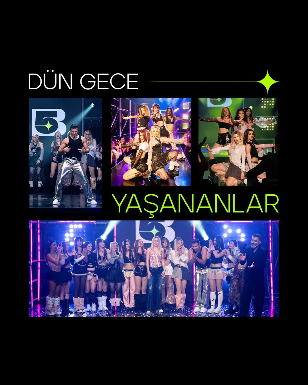 Dün gece birlikte çok güzel şeylere şahit olduk! 🩷🎉