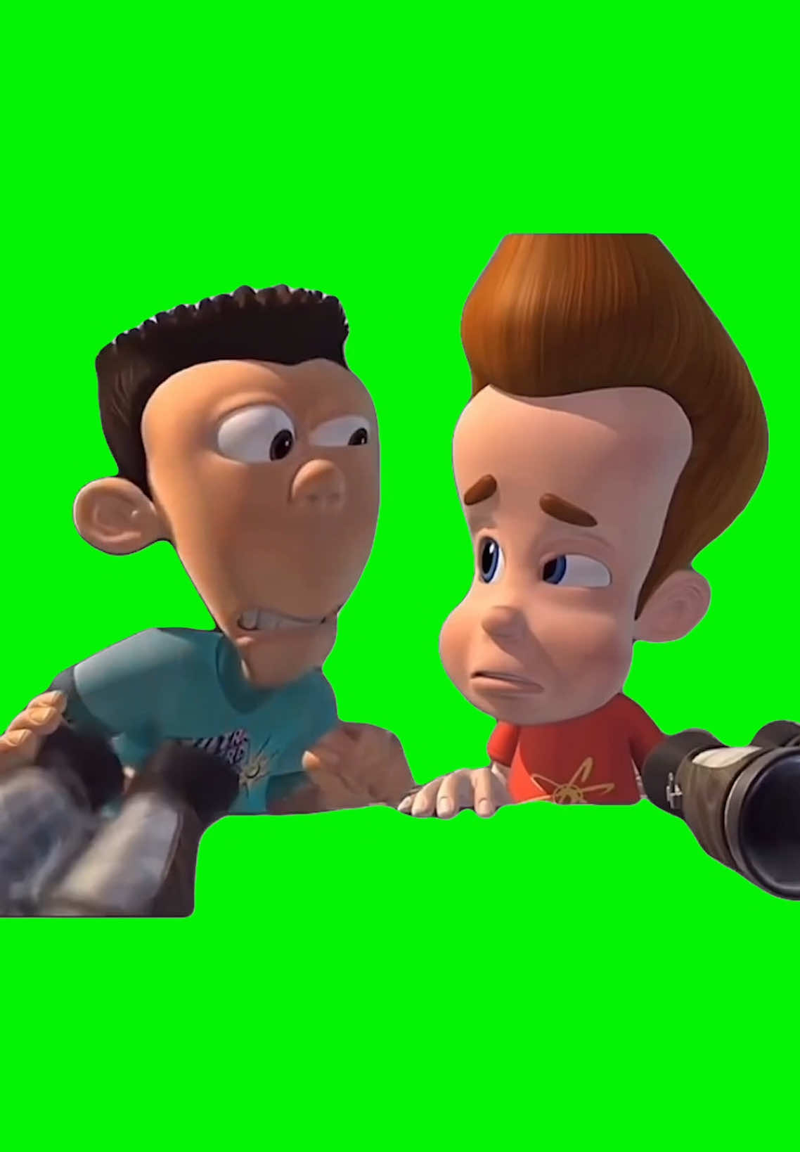 Acting a Fool Over Some Pretty Girl | Green Screen #crush #Love #girlfriend #relationshipgoals #jimmyneutron #meme #memecut #viral #downbad #fyp 