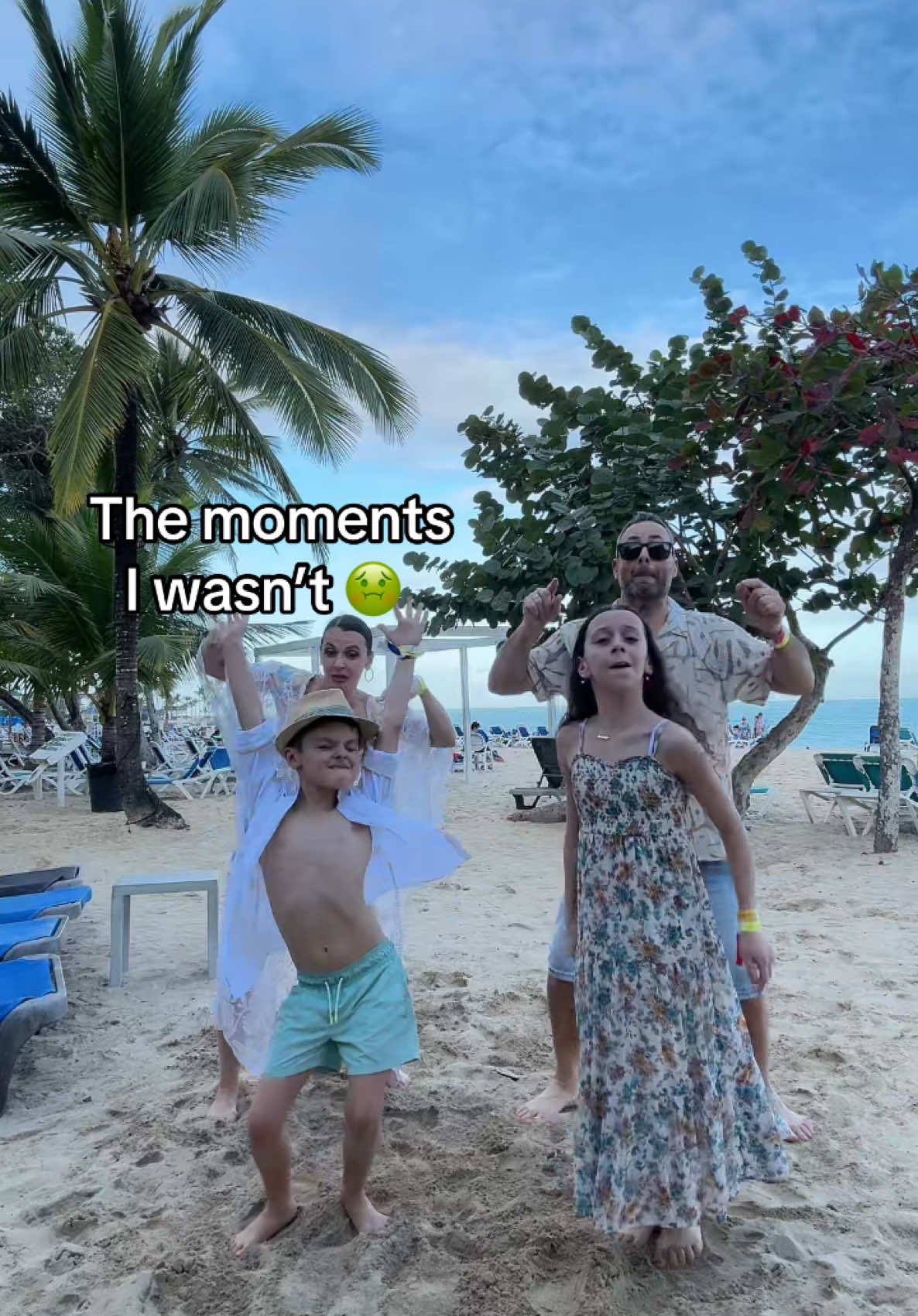 We aren’t even finished here yet, but our vacation in the #dominicanrepublic has been full of many wonderful moments and surprises… except for the part where Val got the stomach flu 😷  #familytime #familyvacation #travel #beachlife 