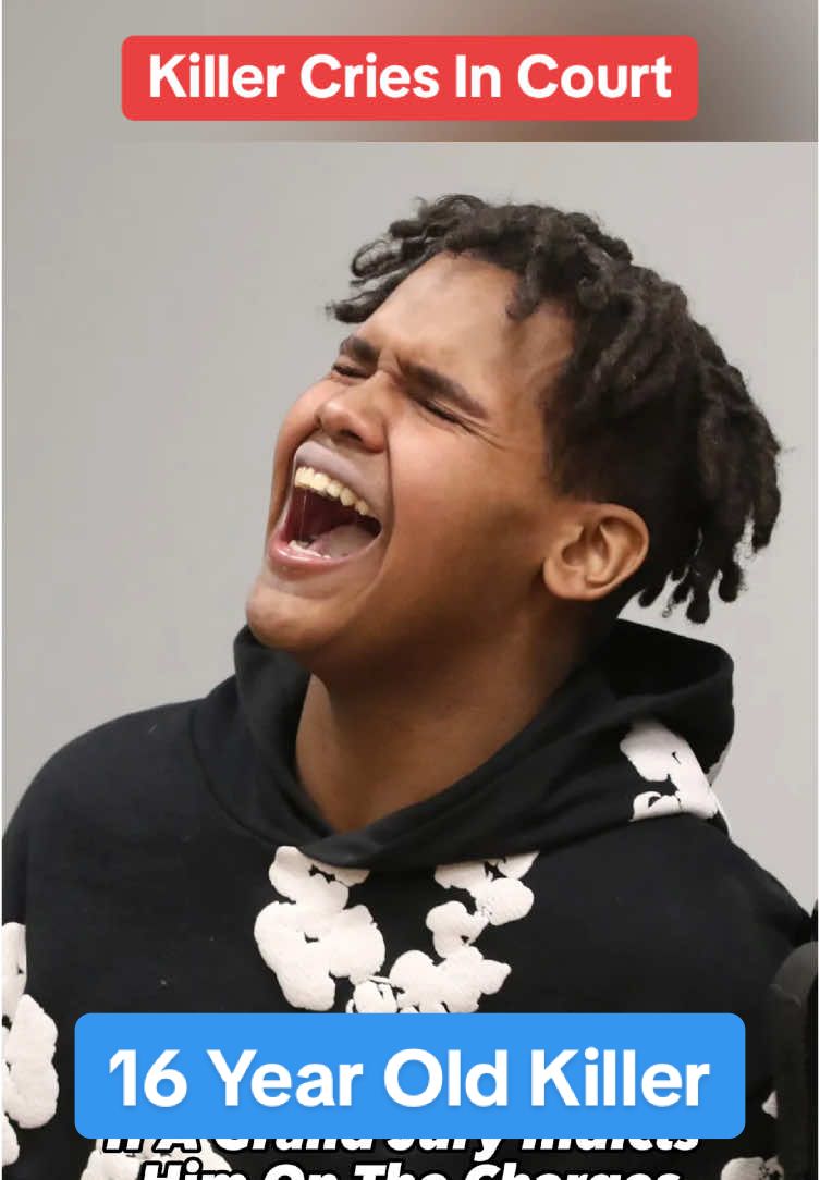 This is the moment a 16 year old Sean Simpson broke down in court after being denied bond for the murder of Zaquavious Dawkins #court #prison #murder 