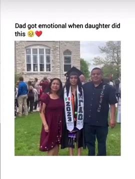 On her graduation day, this young woman honors the ones who made it all possible. Standing between her parents, she takes off her graduation gown and cap and places it on her mom. A moment of pride, not just for her, but for the parents who stood by her through every step. This celebration is theirs as much as it is hers. For them, it's a lifetime of sacrifice, love, and dedication finally rewarded. Seeing their daughter reach this milestone is a testament to their unwavering support. It's more than just a degree-it's a symbol of everything they've given her, and now, she shares the honor with them.