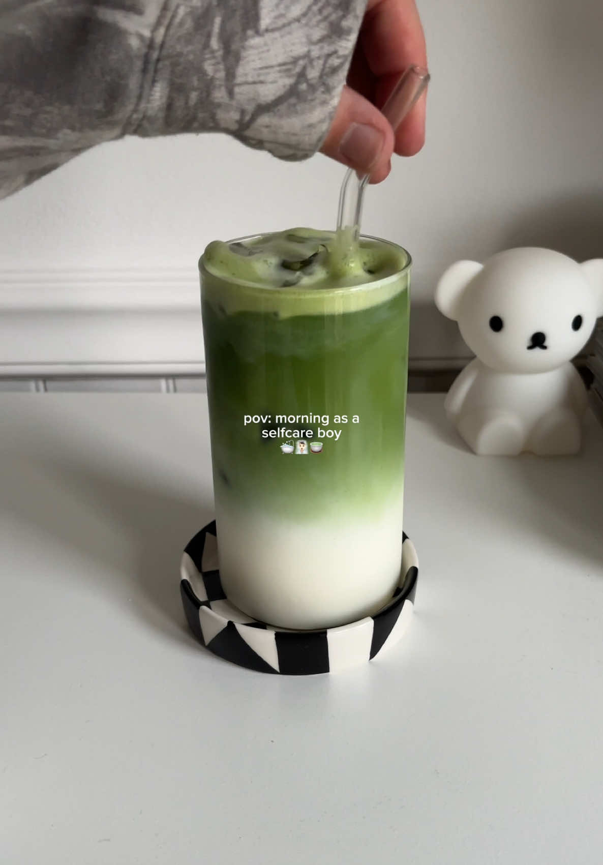 selfcare and matcha>> #morning #morningroutine #grwm #showerroutine #SelfCare #skincare #cleanboy #aestheticvideos #pinterest #matcha #skinprep #wellness #asmr @Philip Kingsley @Tree Hut @sundaebody @Paula’s Choice UK @SKIN1004 Official @Beauty of Joseon @Fenty Skin 