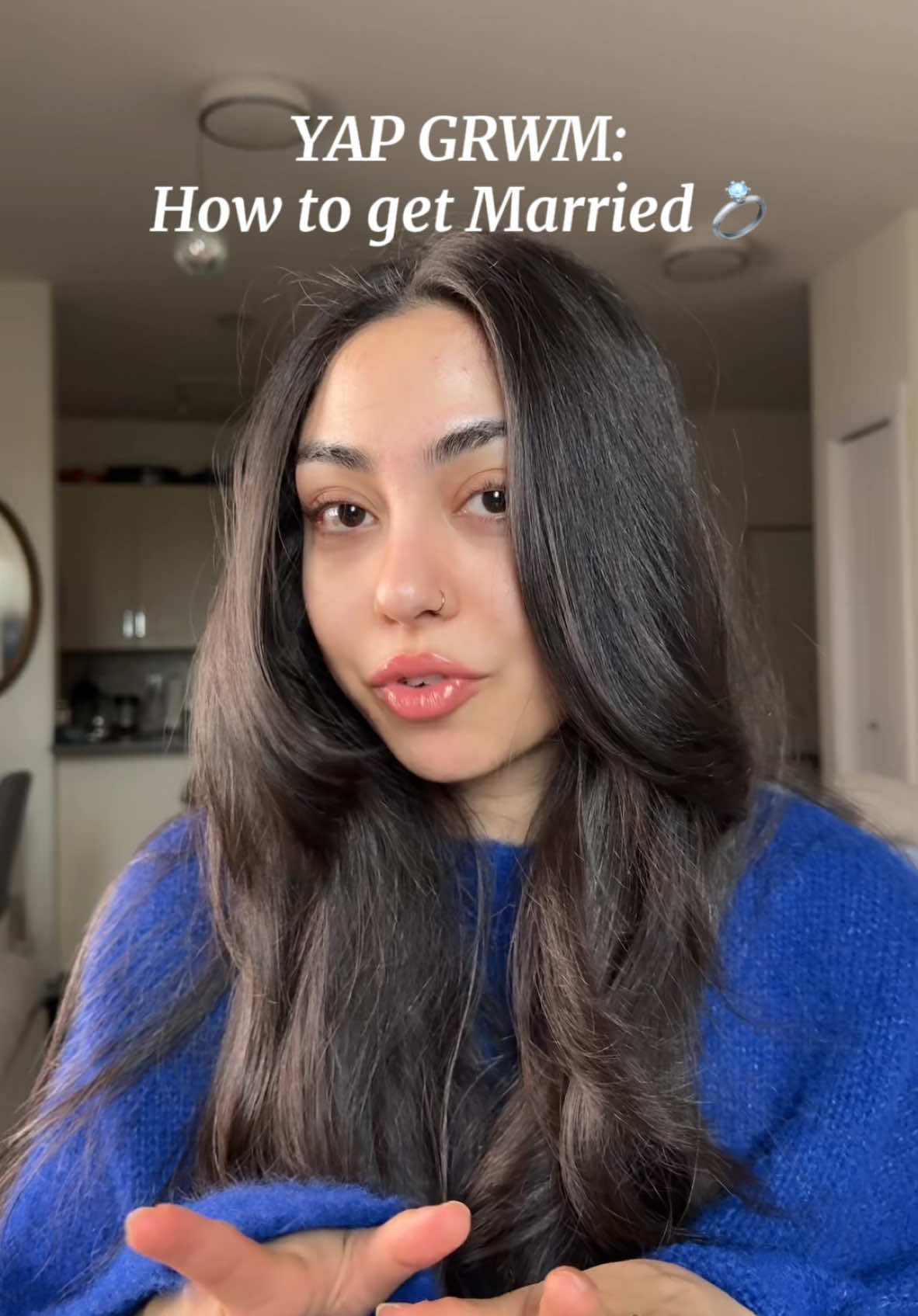 idt this is the answer they were expecting but i promise it's the best one hehe ily #muslim #marriage #grwm 