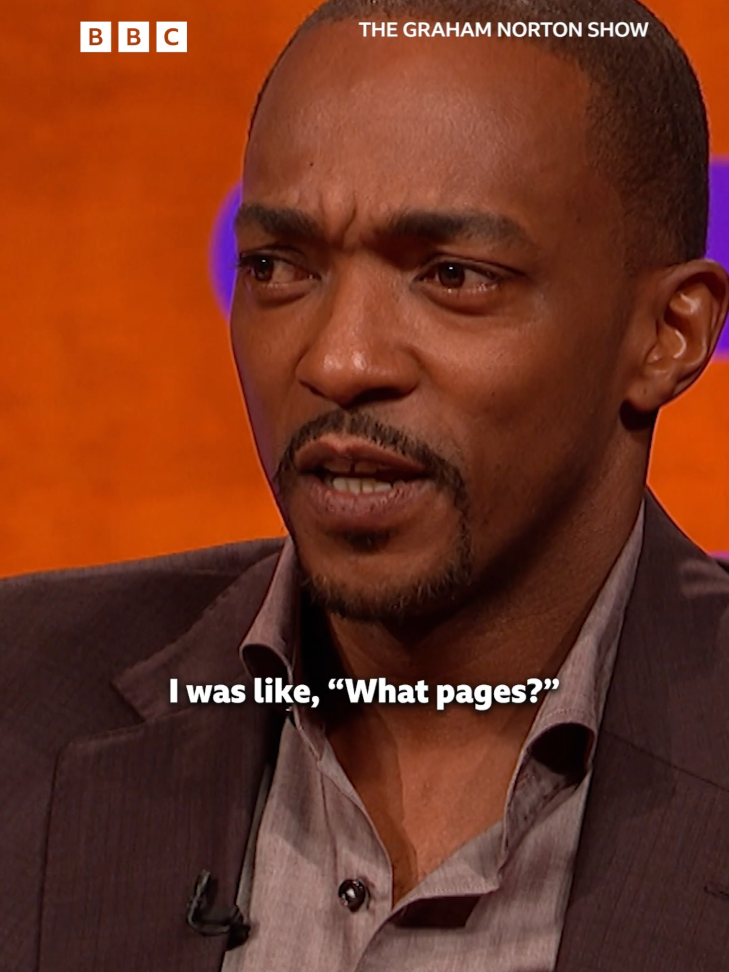 how #AnthonyMackie found out he was #CaptainAmerica 🦸‍♂️🇺🇸 #grahamnorton #thegrahamnortonshow