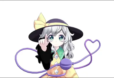 animated by me btw, character's name is Koishi Komeiji #touhou #animation #3d #dance 
