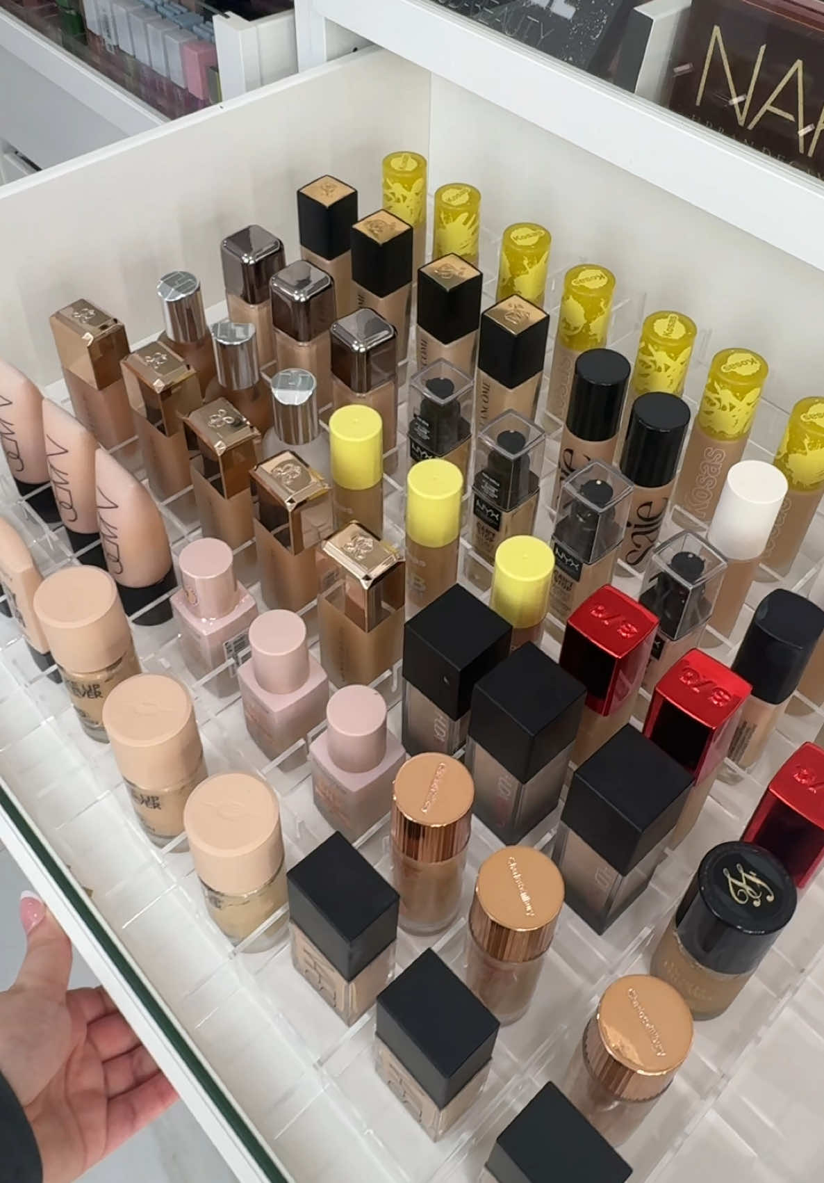 Let’s organize foundations 🎀 #makeup 