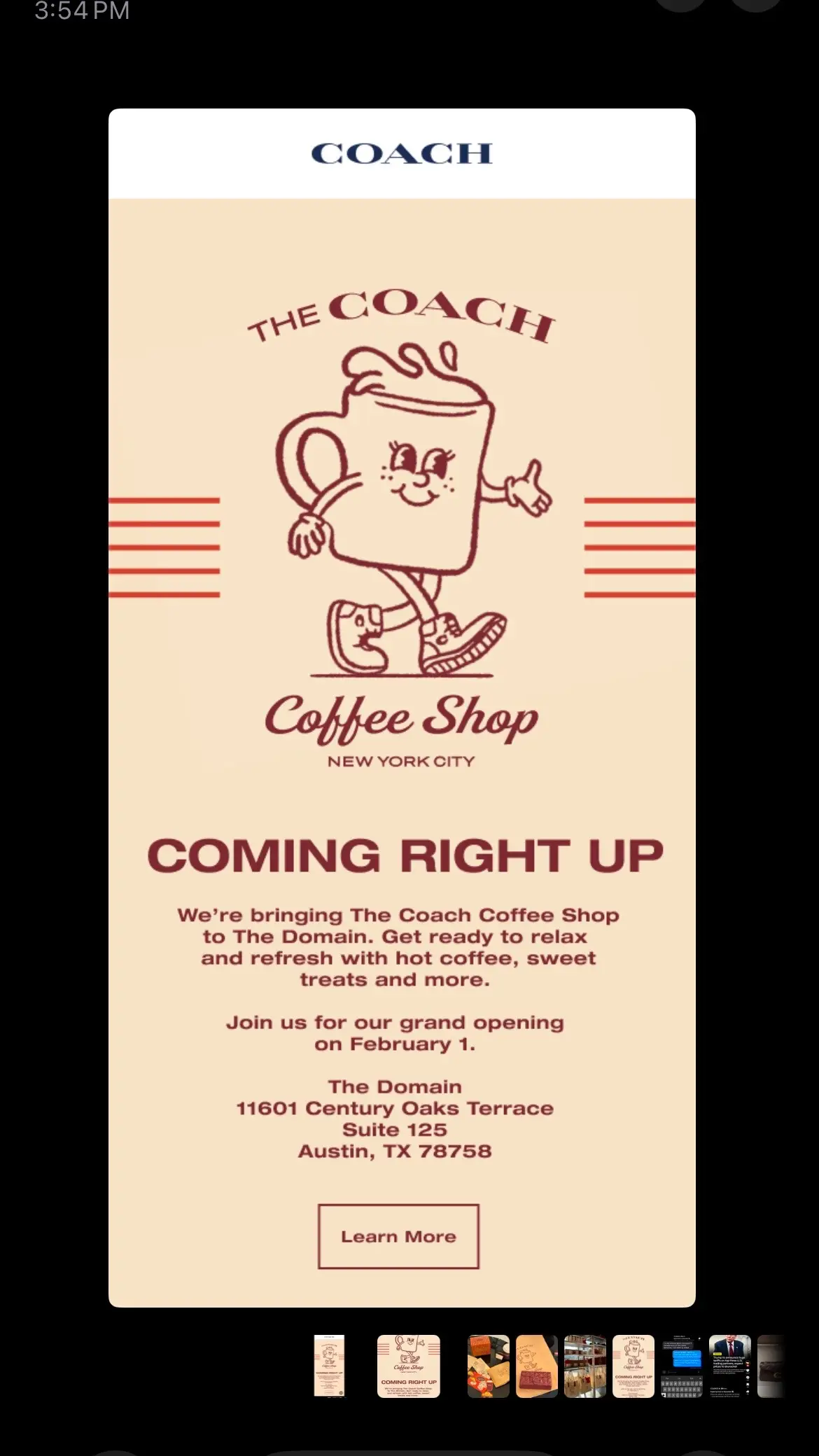 Check out our latest coffee shop in Austin Texas tomorrow ☕️✨ Enjoy coffee and special Coach treats! You can see more about our Coffee shops on @shopwithaaron and @Brandon Nguyen TikTok’s 💗 @Coach #coachny #coachretailemployee #handbags #handbagtiktok #handbagcollection 