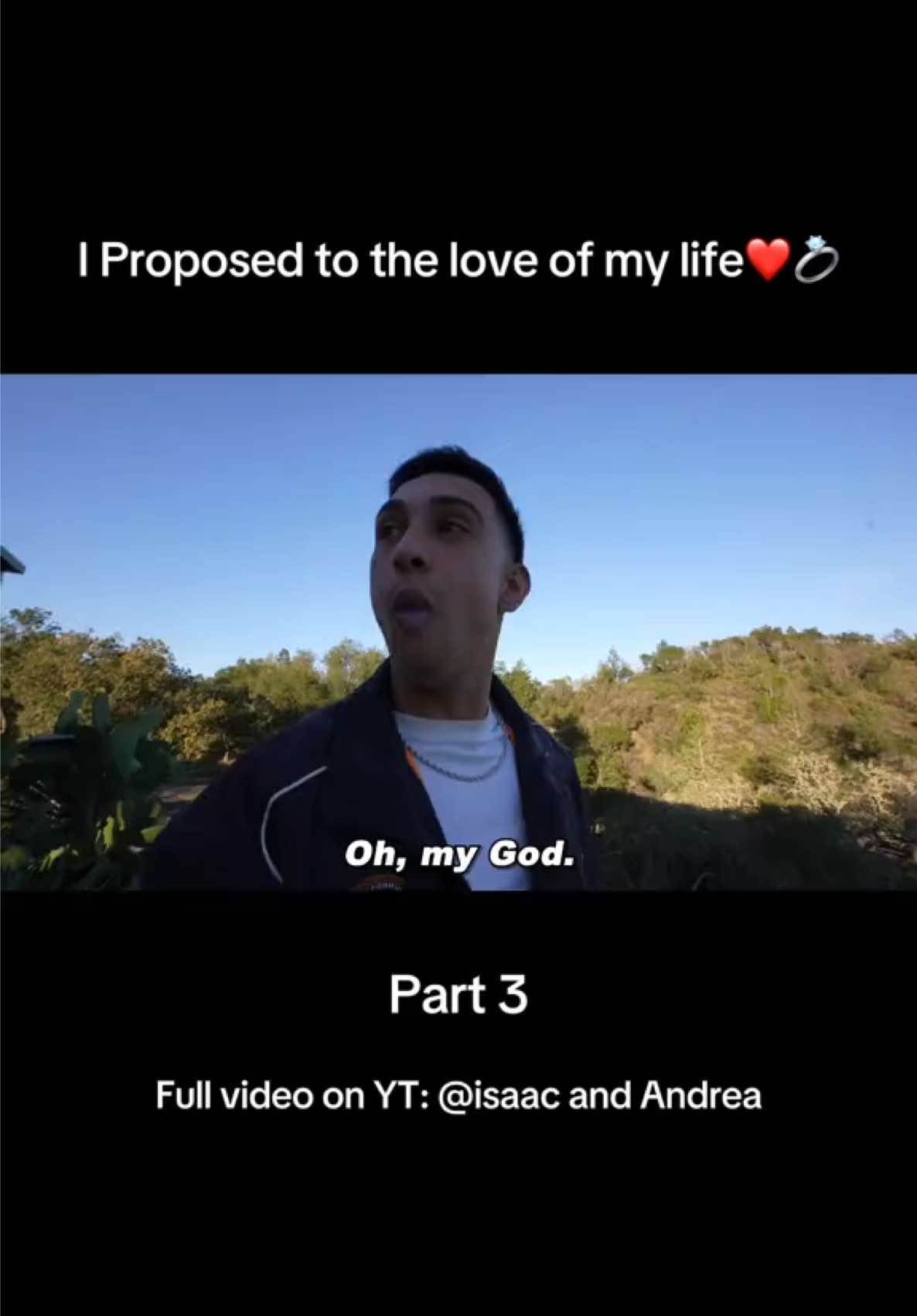 I proposed💍❤️ (full video in B!0) #viral #couple #proposal #engagement 