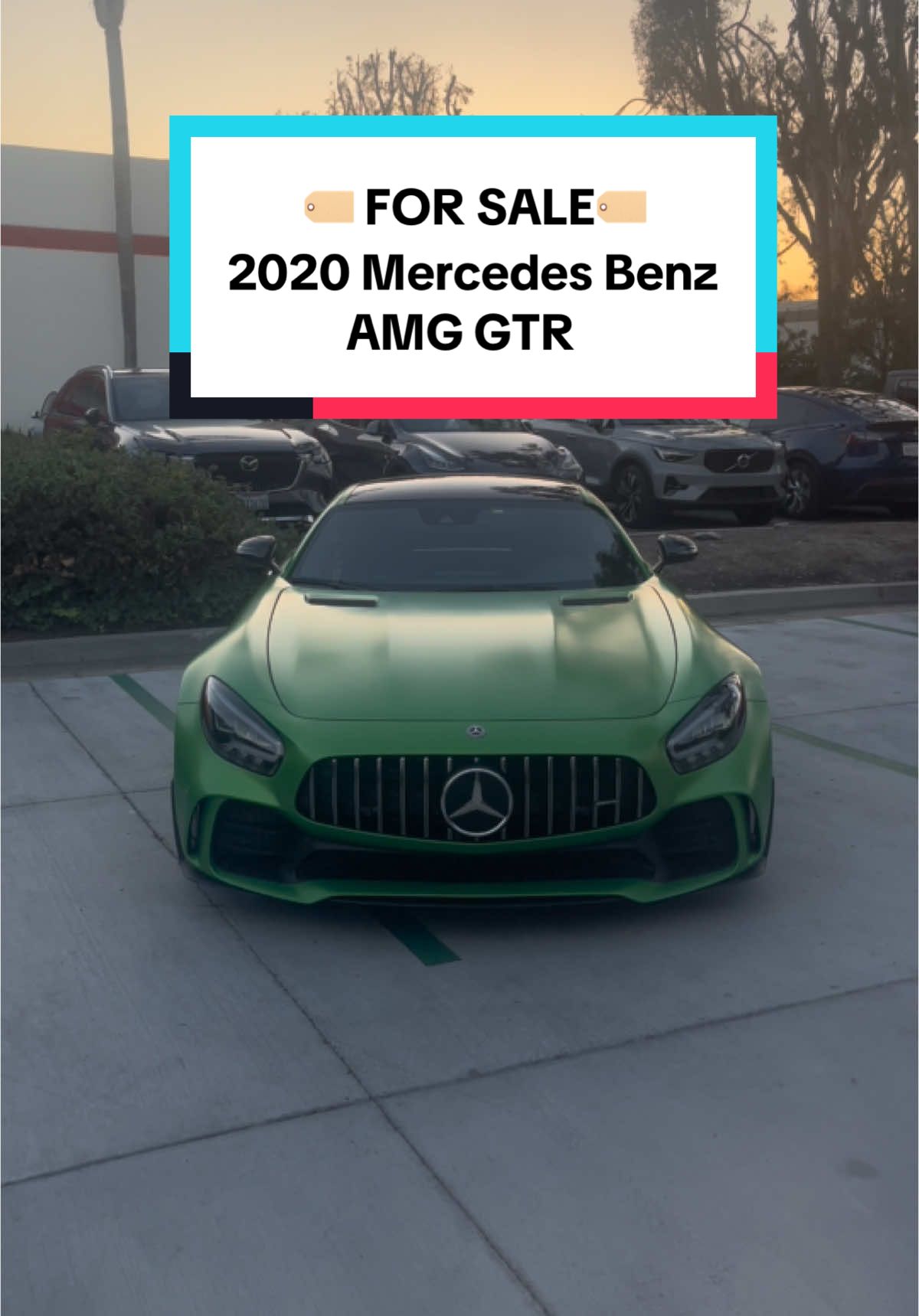 🏷️ FOR SALE 🏷️ 2020 Mercedes Benz AMG GTR 2-Door Coupe Miles: 2,235  Call Kurt 949.973.2668  #amggtr #gtr #mercedesbenz #forsale