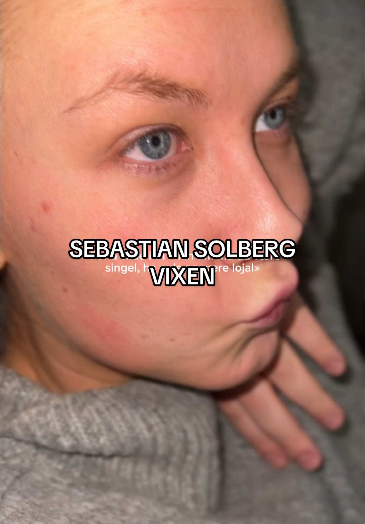 Bare en usminka tobarnsmor som spekulerer i @Sebastian Solberg sine kriterier for å slide inn i hans dm.  Såfall blør hjertet mitt ekstra mye for denne fyren, som om det ikke blødde nok fra før. ❤️‍🩹🥹🤝🏼  #norsktiktok #kjendis #vixen #fordeg 