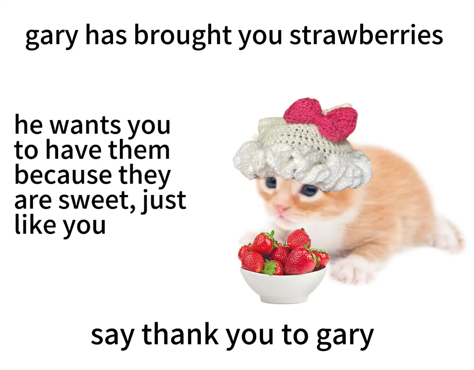 thank you gary 🍓