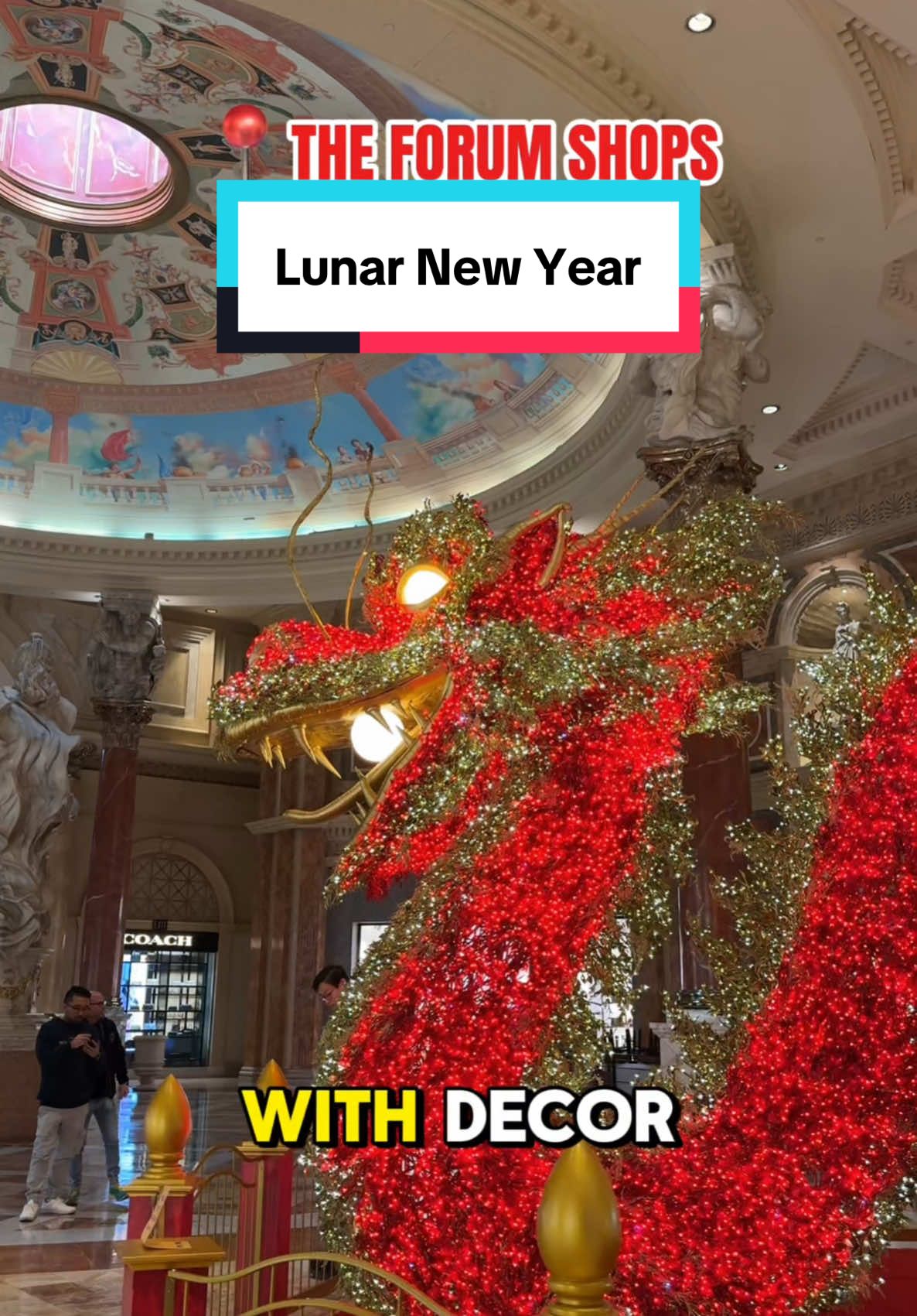 From dazzling dragon dances to vibrant decor and food specials, #Vegas is a great place to celebrate #LunarNewYear 🧧🐍  #LasVegas #ThingstodoinVegas #YearoftheSnake #traveltiktok  @MGM Rewards @Caesars Palace @Caesars Entertainment @ARIA Resort & Casino @theforumshopsatcaesars @Fontainebleau Las Vegas @The Venetian Resort Las Vegas @wynnlasvegas  