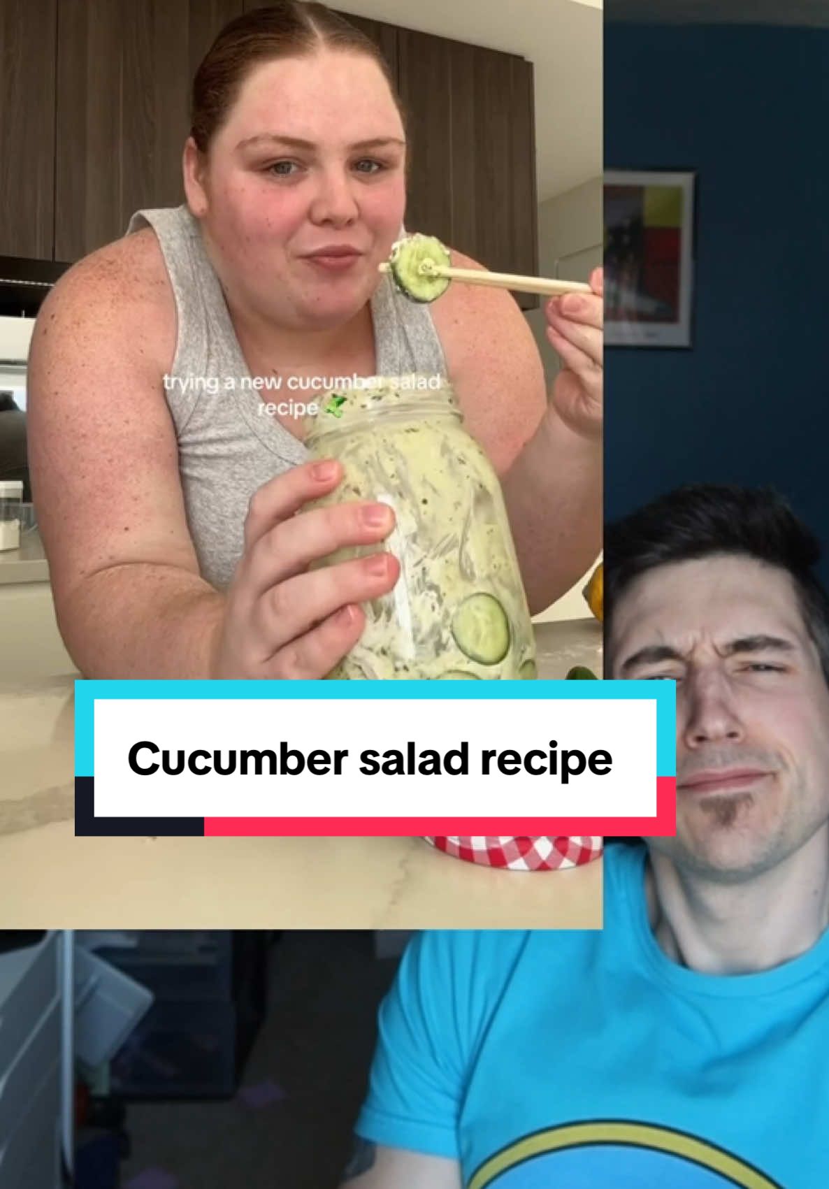 Replying to @*THE* Nurse Nic Took a second but here’s the recipe! @whitney hanslow 🍵⭐️ #cucumbersalad #Recipe #cucumber 