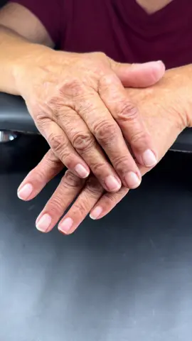 the beautiful hands that I held & realizing I'm holding the most precious hands that been through so much & helped so many!! ... finally convinced my nana to sit & spoil herself to self care! ✨ she loved them!!  #russianmanicure #phoenixnailtech #abuelita 