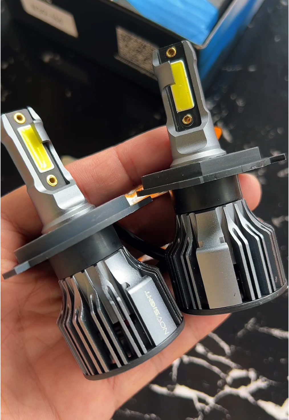 ORIGINAL NOVSIGHT H4 LED Headlight with fan #Novsight #LED #H4