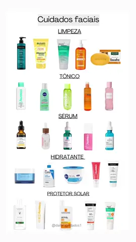#fyp #facial #cuidado  As melhores 🫶🏼 @NIVEA @Creamy Skincare @Principia @Melu 