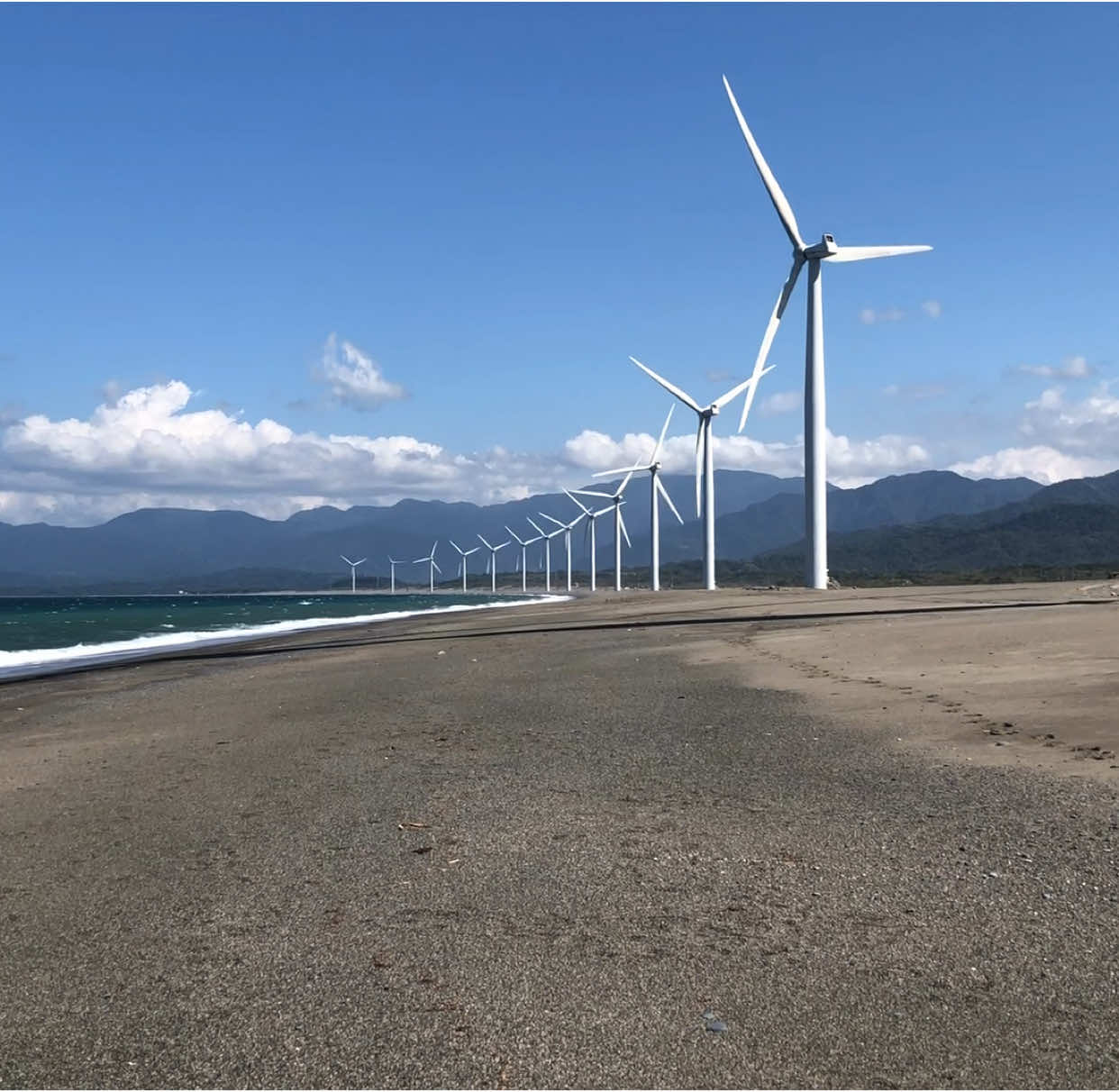 Majestic turbines harness the power of the wind to create clean energy. 🌊💚. Where beauty meets purpose! 💡💙#Ilocos #BanguiWindmills #RenewableEnergy #fyp #viral #SustainableTourism #TravelPhilippines