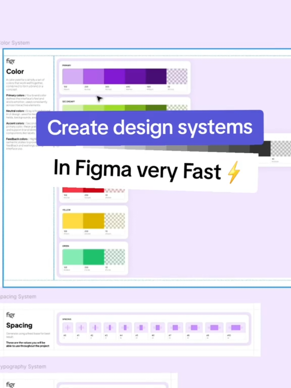 Create a Design system so Fast with this Figma plugin⚡️ plugin name 