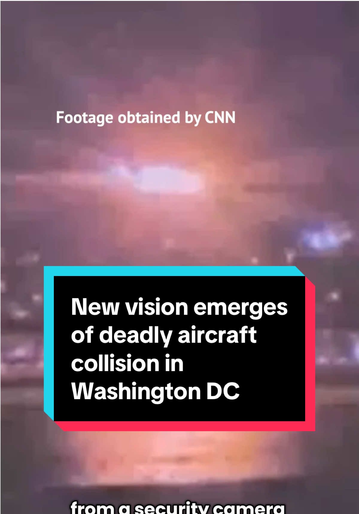 The footage, first obtained and published by CNN, concurs with the known flight paths of the passenger plane and military helicopter, with the helicopter travelling south along the river while the American Airlines flight turned north-west to land. #washington #washingtondc #america #usa #usnews #worldnews #breakingnews 