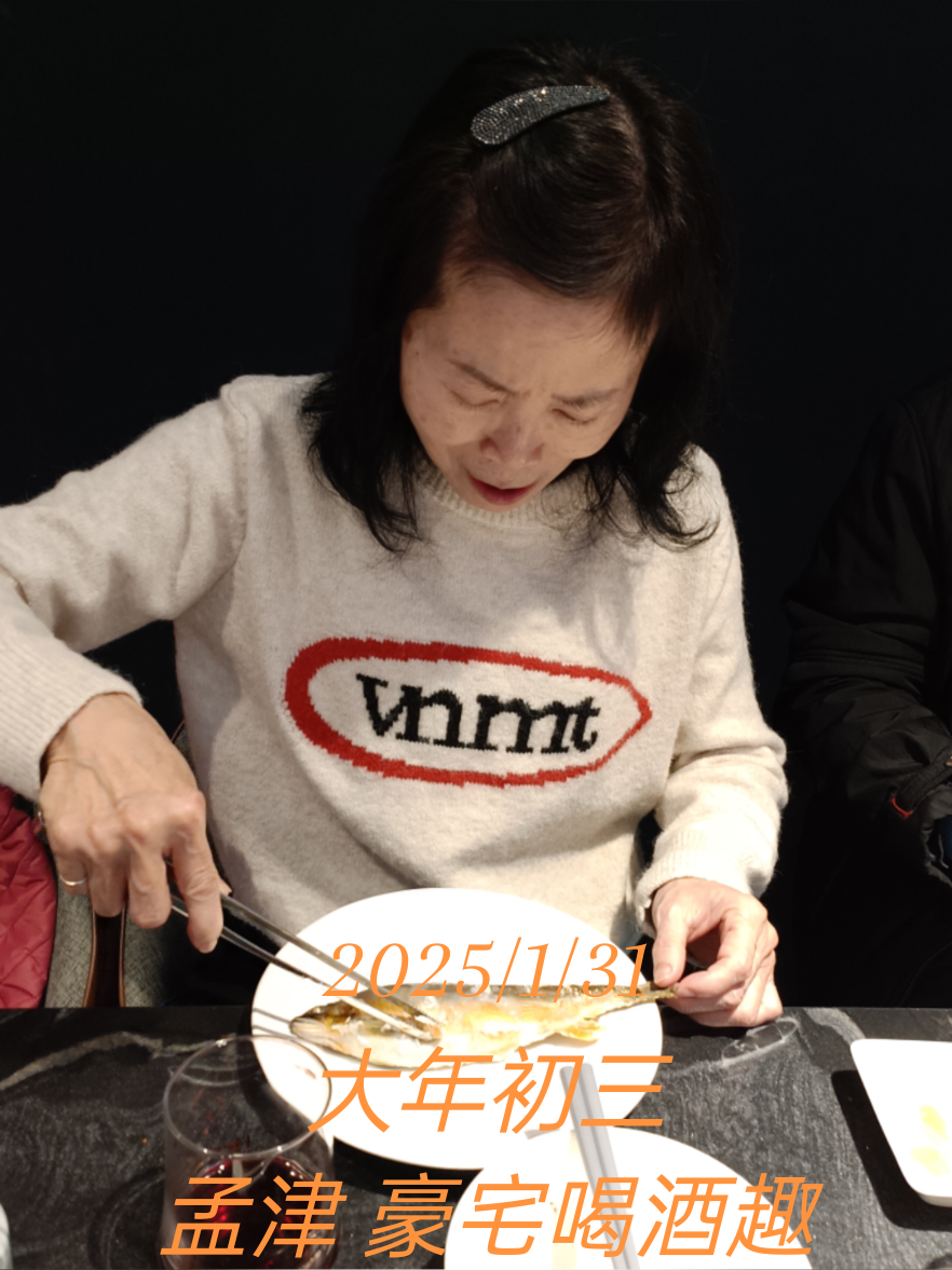 2025/1/31 大年初三 孟津 豪宅聚餐