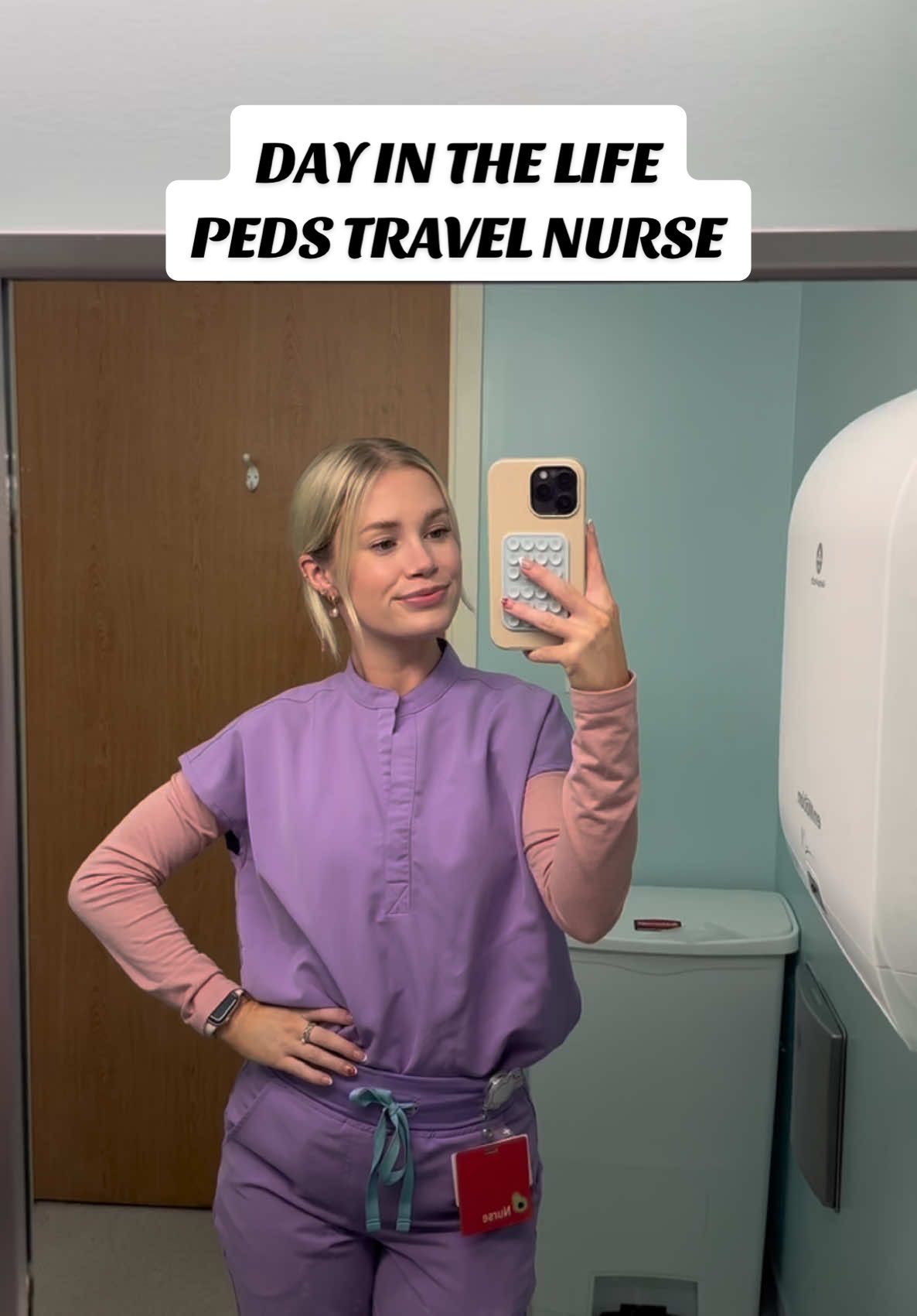 ditl of a peds travel nurse in hawaii 💜 #hawaii #travelnurse #nurse #pediatric #nursing #nursetok #dayinmylife #grwm 