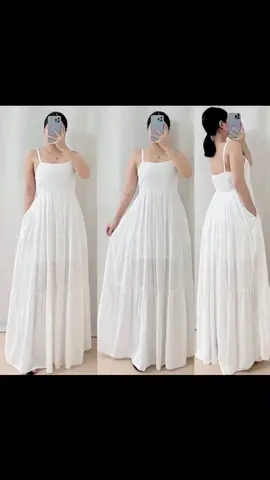 Lucy Sleeveless Layered Maxi Dress 👗 ( with lining and pockets) Casual Womenswear Lady Suits Casual Wear Comfort Basic Minimalist Sleeveless Fabric Challis Gowns Dress 👗 Spaghetti Strap Flowy