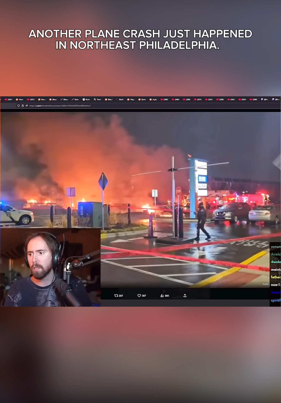 Another plane crash just happened in in Northeast Philadelphia #fyp #planecrash #northeastphiladelphia 
