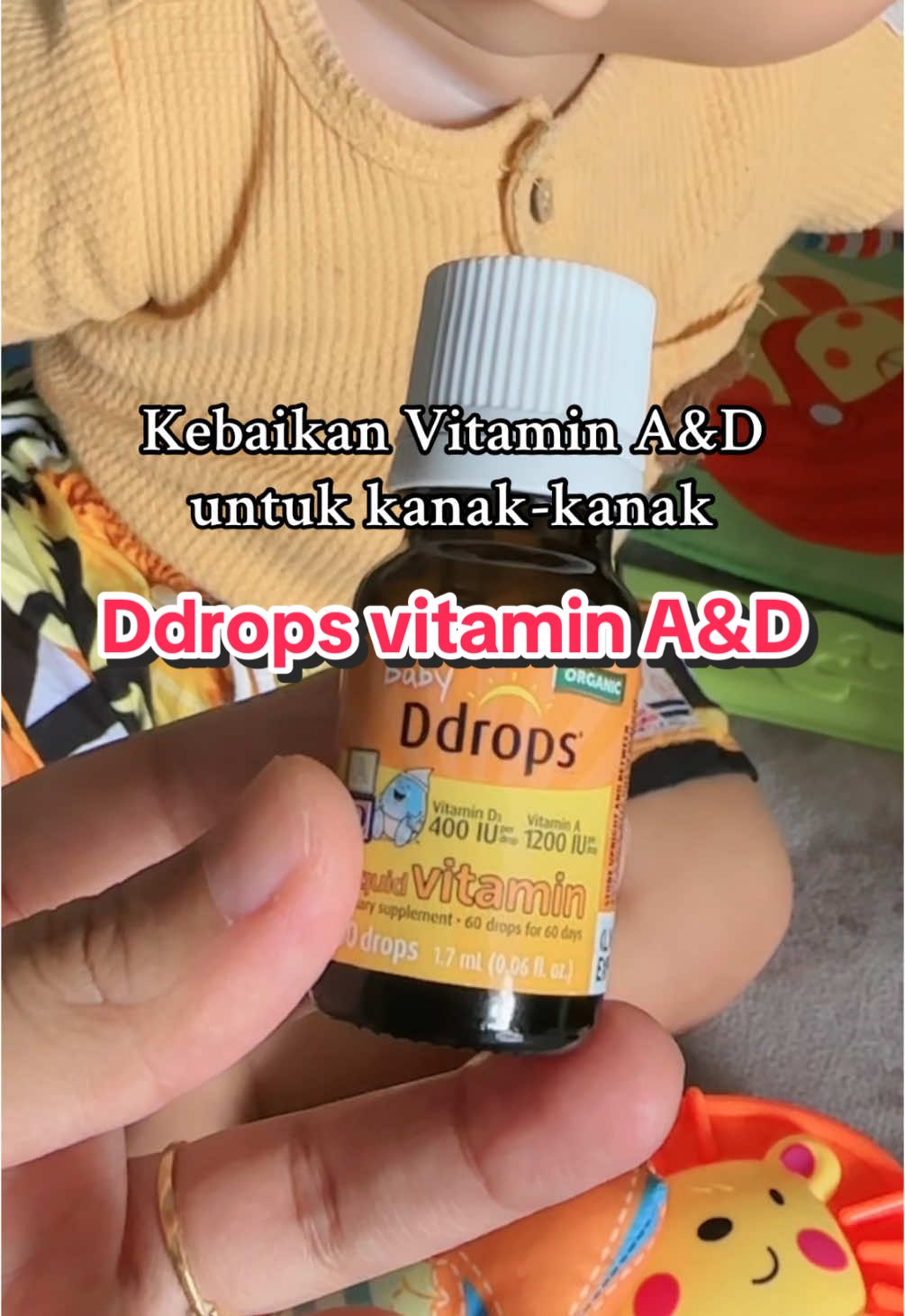Vitamin A&D #Ddrops memang disaran oleh pakar kanak-kanak untuk tumbesaran anak @DdropsFlagshipStore  #babycare #ddropsmalaysia #allergyfriendly 