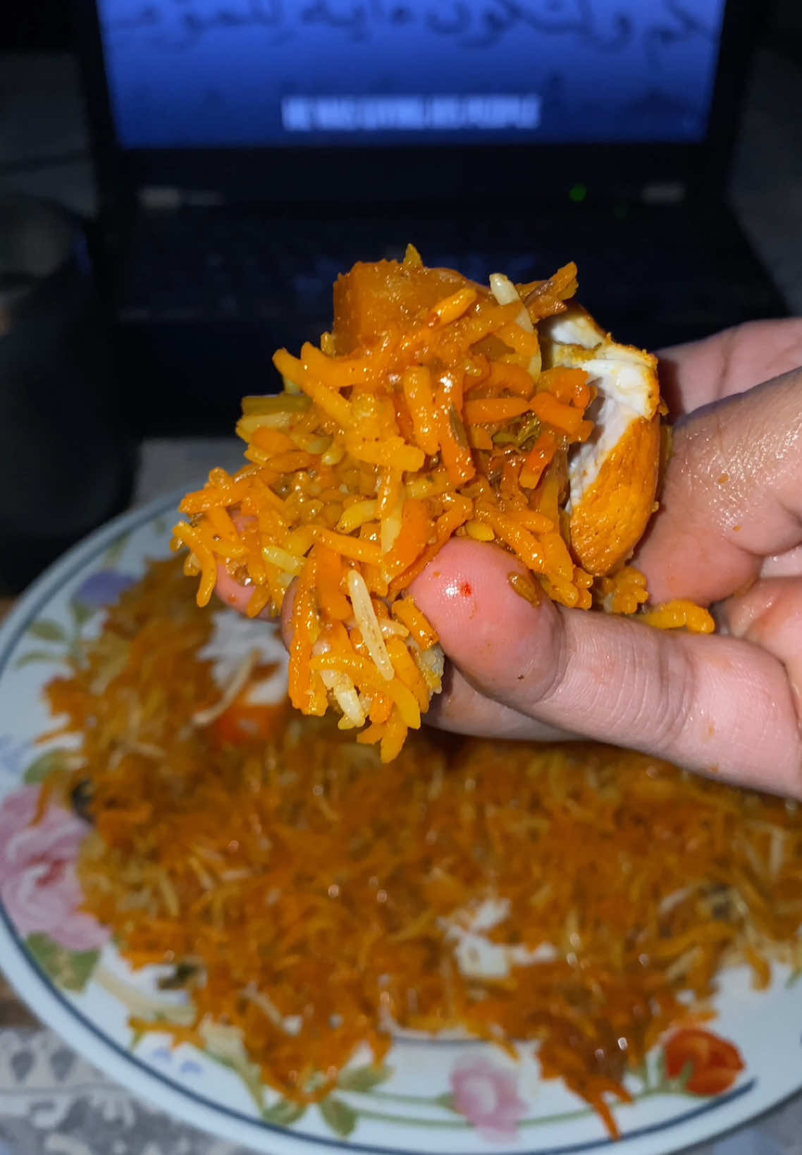 Having Chicken biryani and a sweet treat at the end 😜 #fyp #foryou #viral #short #shorts 