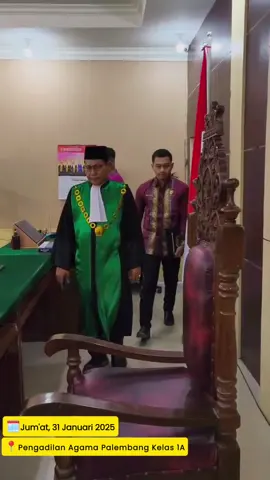 Pelantikan Jurusita Pengganti Pengadilan Agama Palembang Kelas 1A.