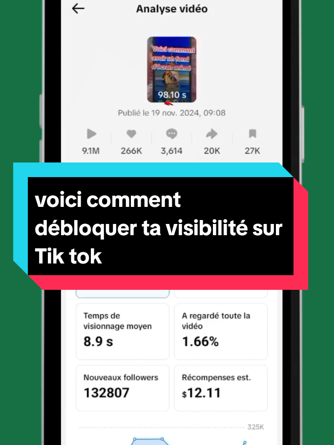 voici comment débloquer ta visibilité sur Tik tok  #visibilite #viral #tutorial #smartphone #android #astuce #livewallpaper #videoviral #videos #france #tiktokfrance🇨🇵 