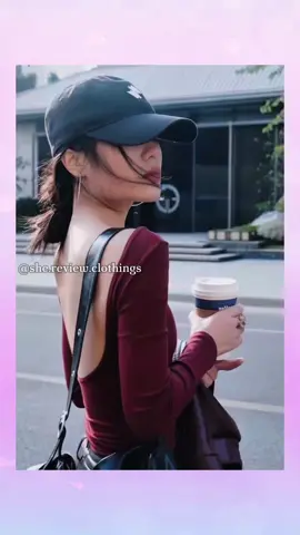 Áo thun body hở lưng#shereviewclothings #phoidoxinh #quanaonu #xinhdep #aoholung #thinhhanh 
