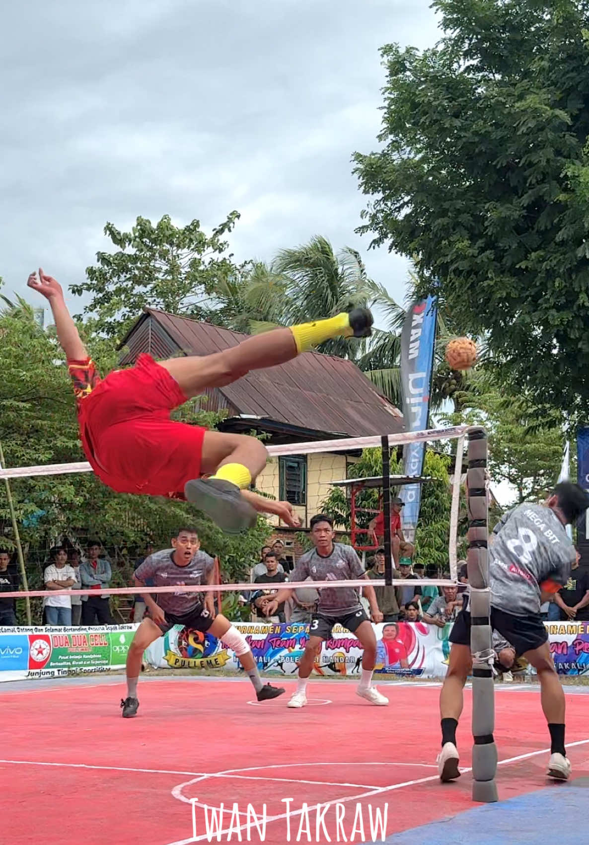 Crazy Roll Pulleme Cup 8 🤯#sepaktakraw 