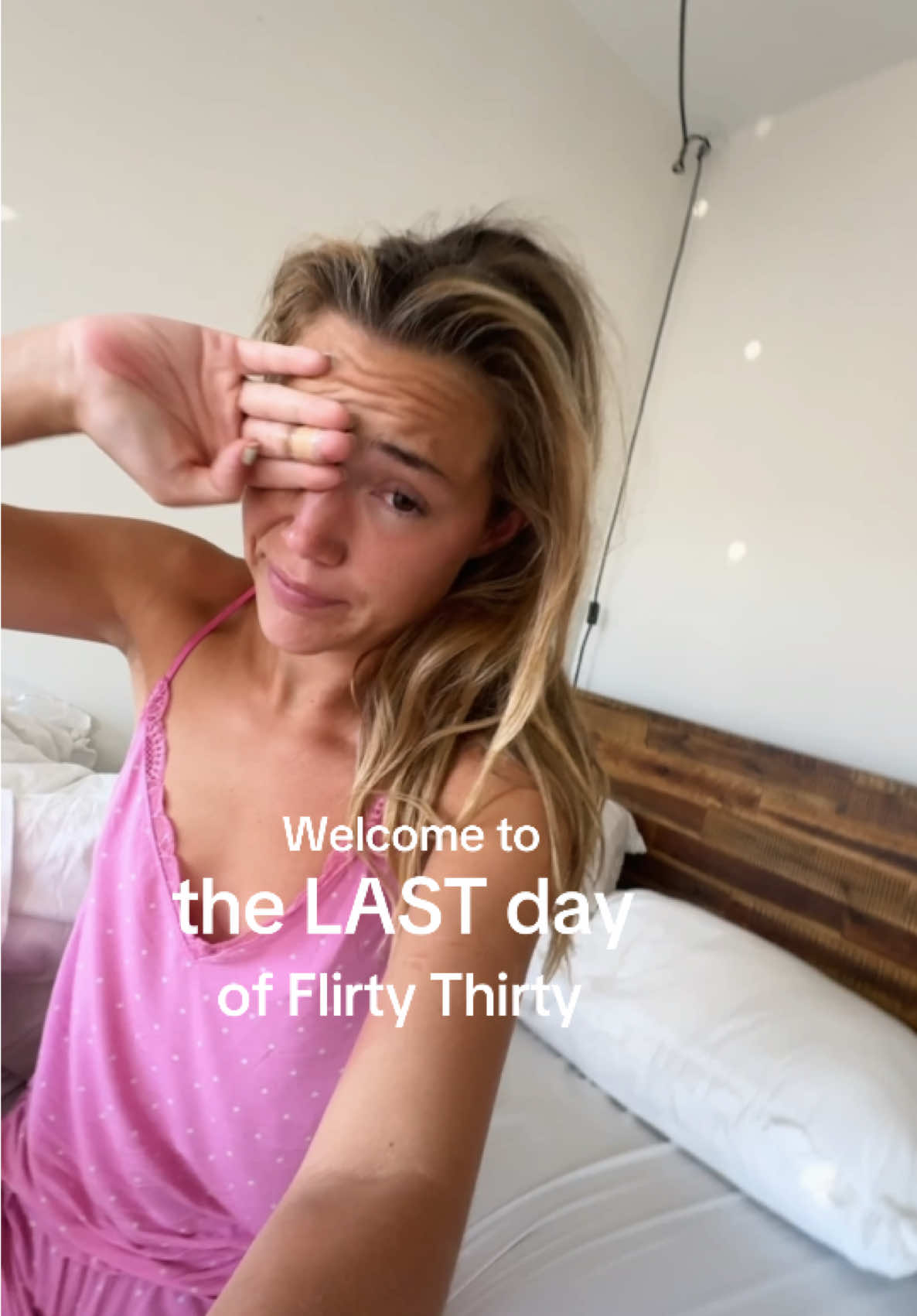 Last day of Flirty Thirty XOXO🎀⭐️💘 busy day after not being home for three weeks<3 #75hard 