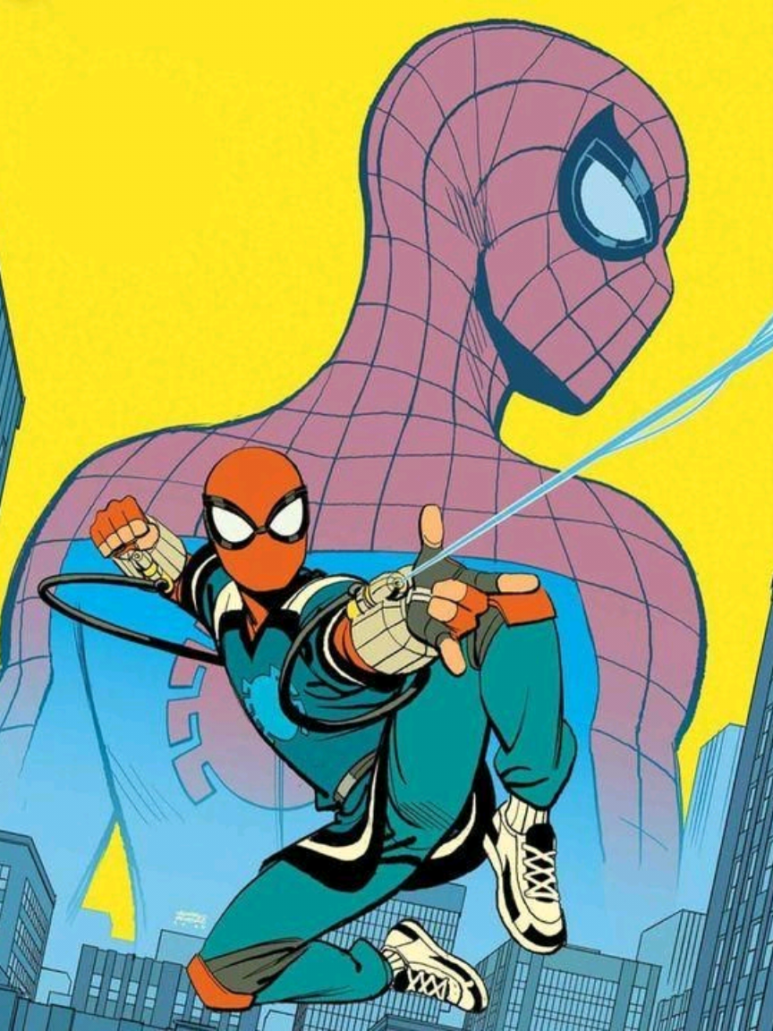 Esta escena fue mi favorita,Spiderman siempre ayuda pero también ayuda a que los demás tengan una 2da oportunidad.Esto es Spiderman.  #FriendandneigborSpiderman#Serie#Marvel #Fan#Marvelita#Edith 