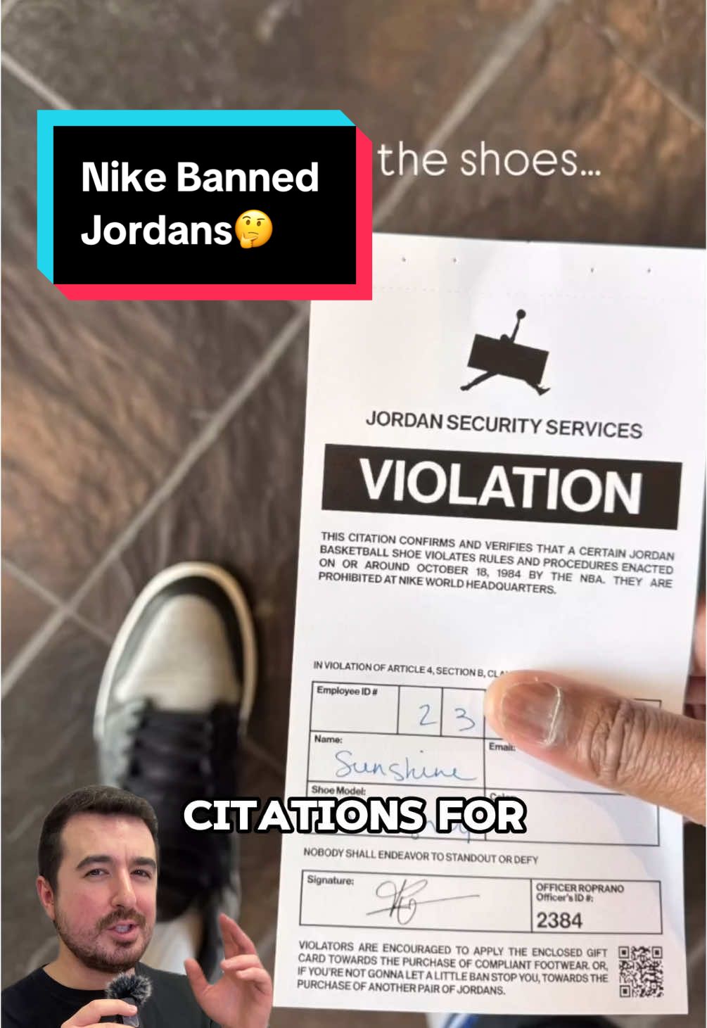 Nike Banned Employees from Wearing Jordans👀