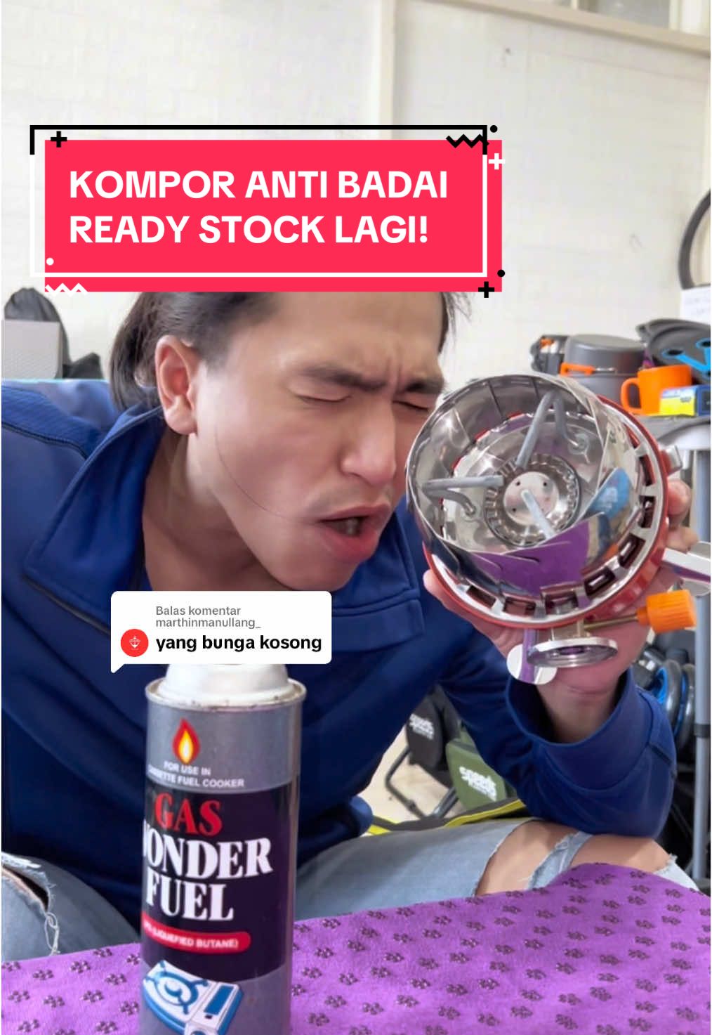 Membalas @marthinmanullang_ KOMPOR CAMPING BUNGA RESTOCK LAGI! HARGA PROMO BESARRR! YANG LAGI CARI BURUAN CHECKOUT. KARENA CEPET BANGET HABISNYA 😱 #kompor #komporcamping #komporcampingmurah #komporcampingportable #komporbunga #komporwindproof #komporcampingantiangin #rafiz #komporantibadai #wibgajian #komporportable #kompormini 